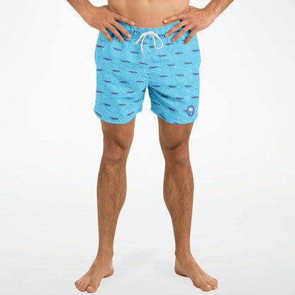 Rad Palm Fast Boats Swim Trunks