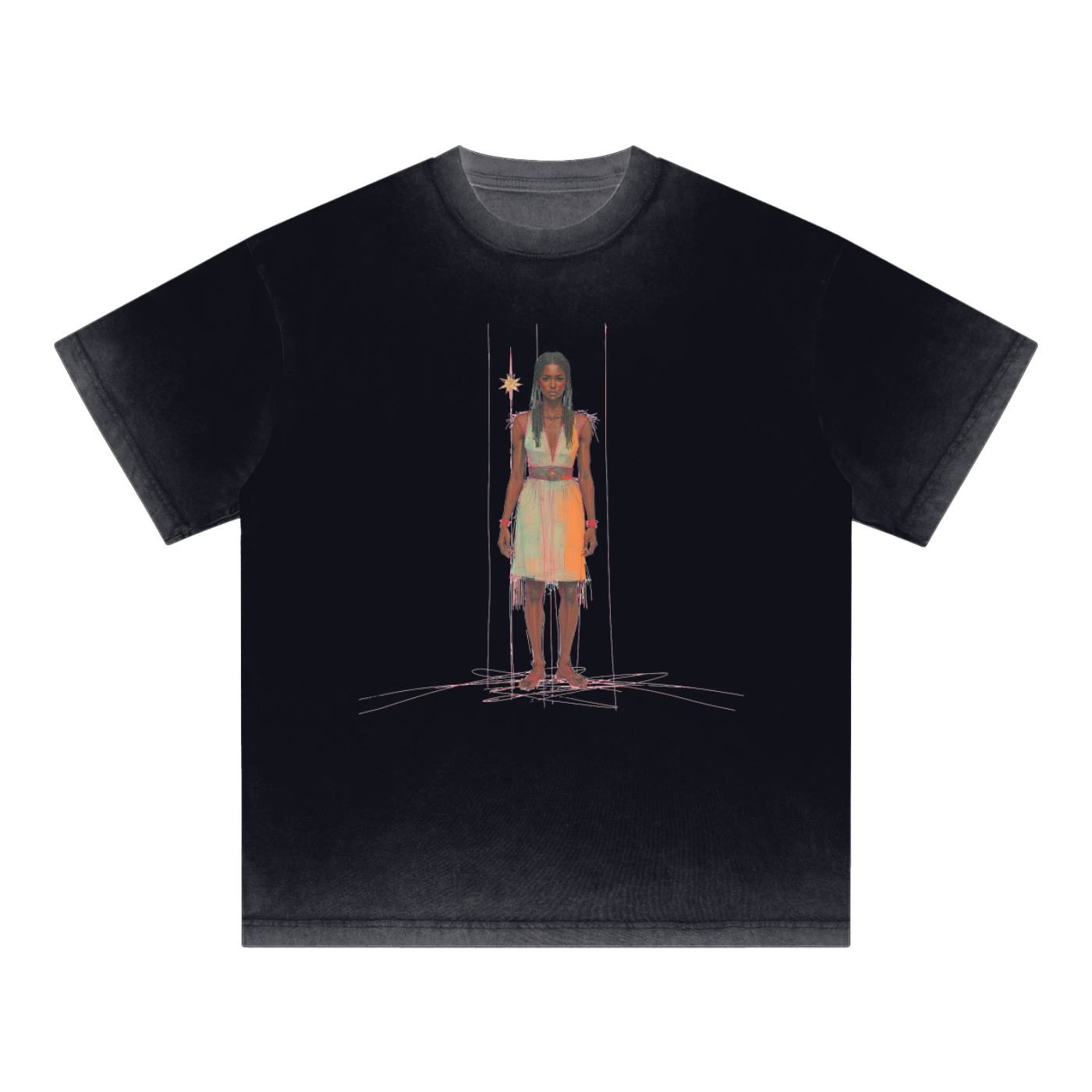 Amaru Khans Reverse Dyed T-shirt