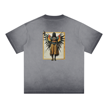 Amaru Khan Stars Reverse Dyed T-shirt