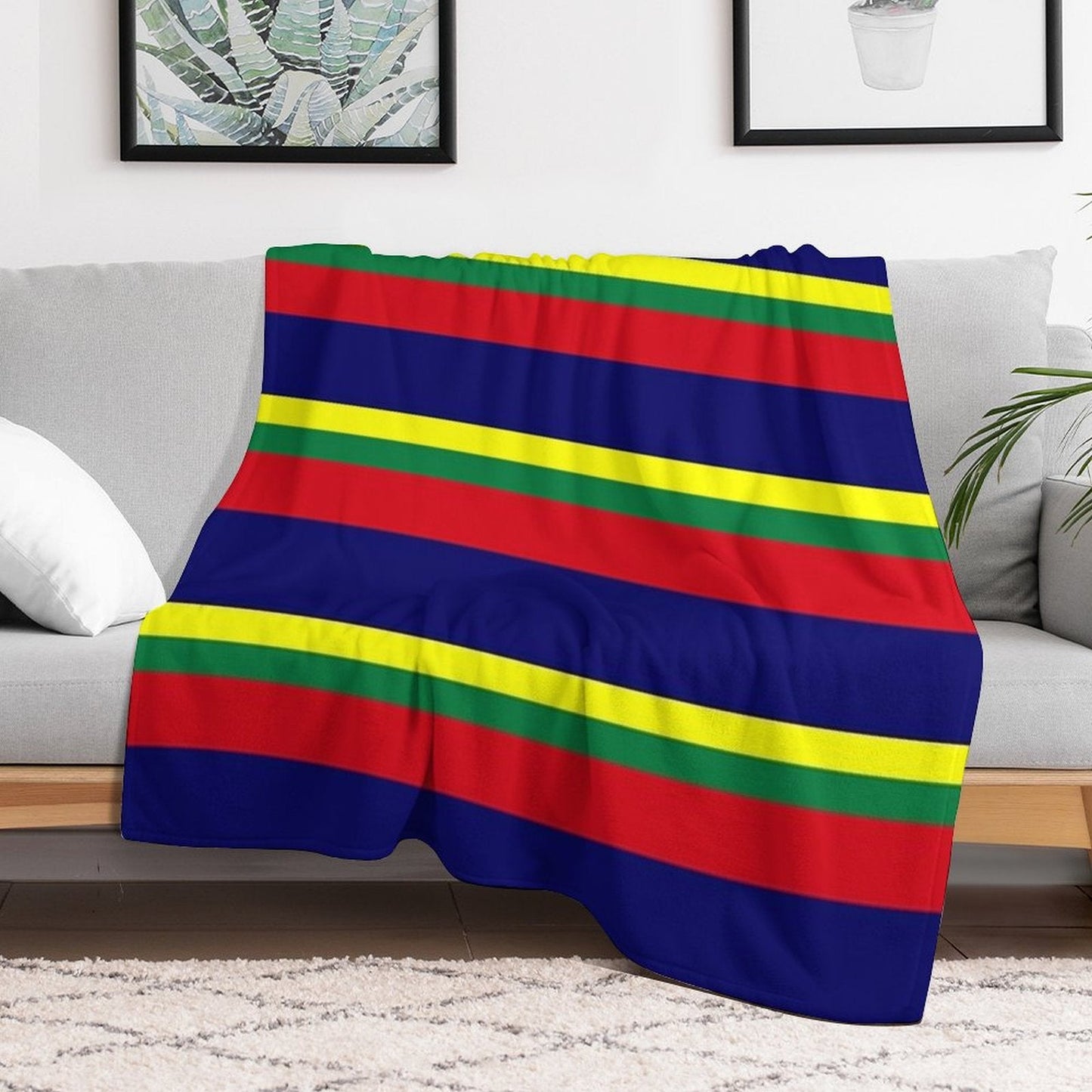 Royal Marines Commandos Colours - Army Regimental Throw Blanket