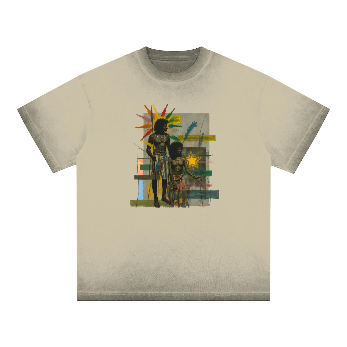 Amaru Khan Stars Truex Reverse Dyed T-shirt