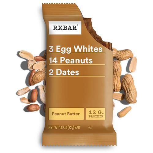 Rxbar Protein Bars, Protein Snack, Snack Bars, Peanut Butter, 9.15Oz Box (5 Bars)