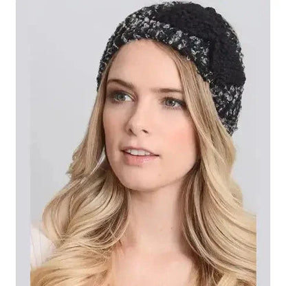 Black Multicolor Bow Hairband