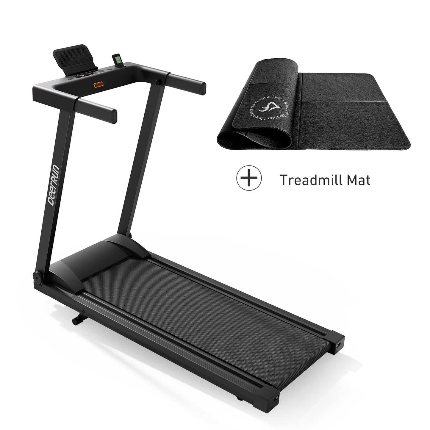DeerRun A1 Series 6% Incline Foldable Treadmill——Upgraded Chip & NFC Support | 300 lbs-350 lbs, 7.5 mph-10 mph