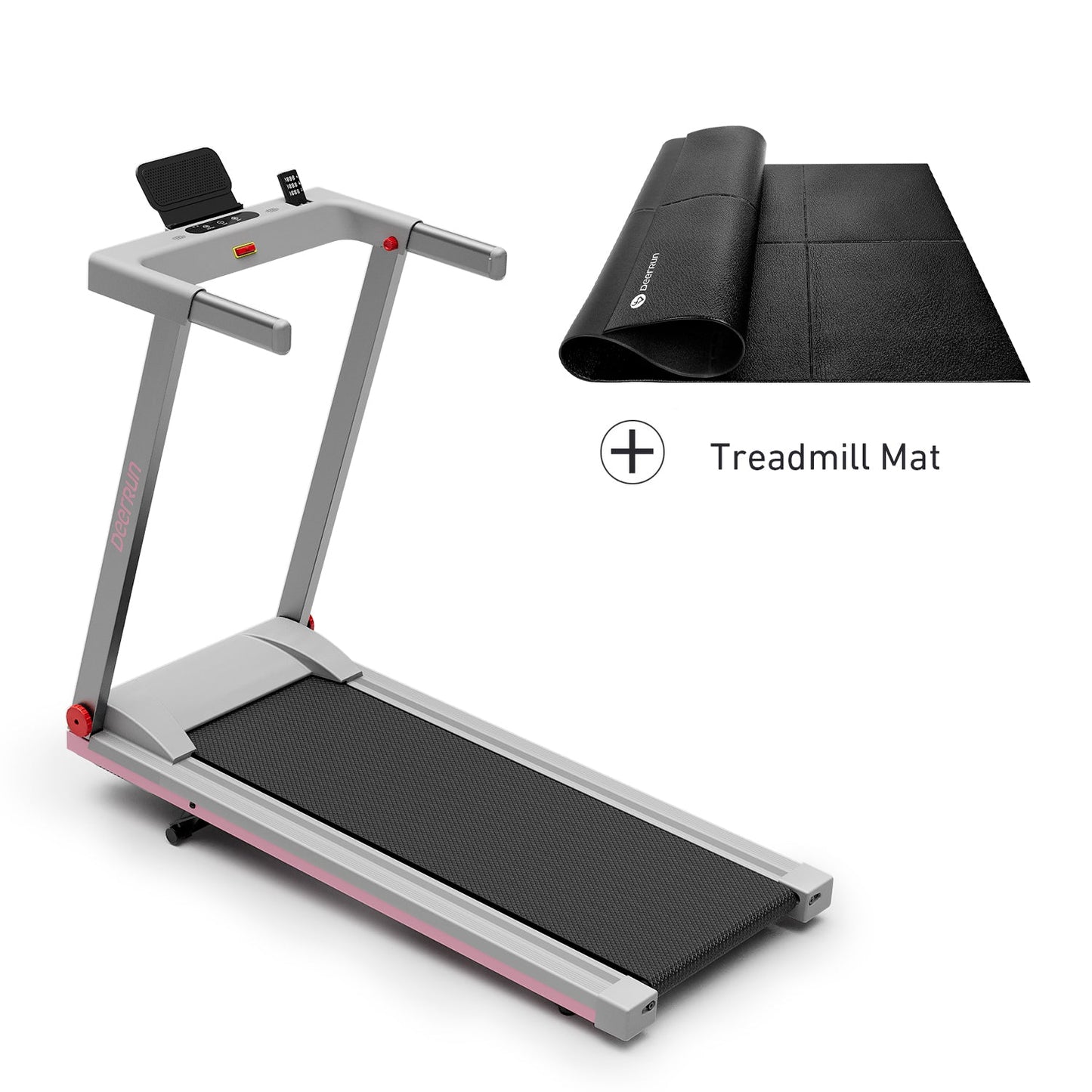 DeerRun A1 Series 6% Incline Foldable Treadmill——Upgraded Chip & NFC Support | 300Lbs-350Lbs, 7.5mph-10mph