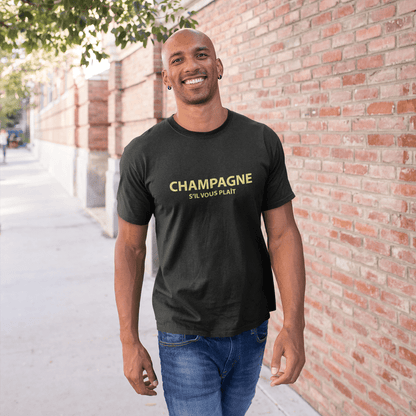 Champagne S'il Vous Plait Men's Organic Tee