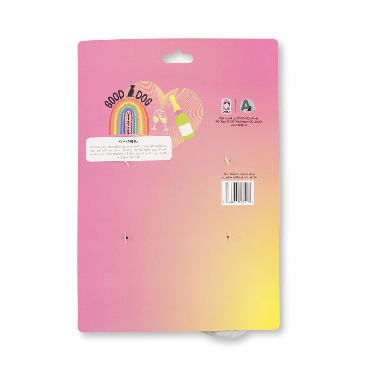 Champawgne-Cheers Plush Dog Toy Gift Set – with Squeaker & Crinkle Paper