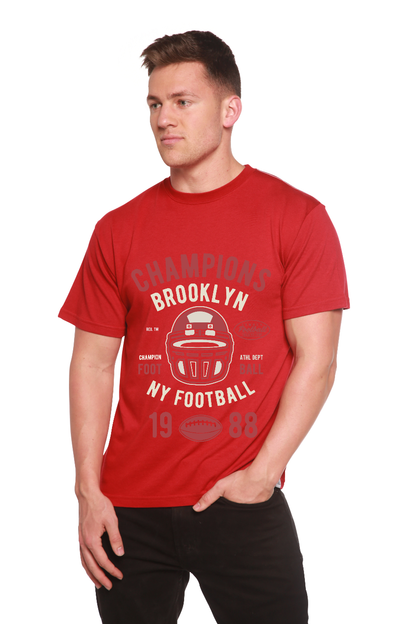 Champions Brooklyn Men's Bamboo Viscose/Organic Cotton Short Sleeve Graphic T-Shirt