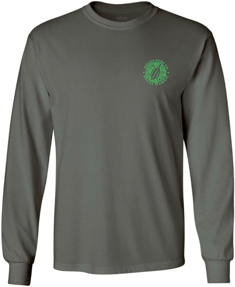 Koloa Hawaiian Honu Turtle Long Sleeve Lightweight T-Shirt