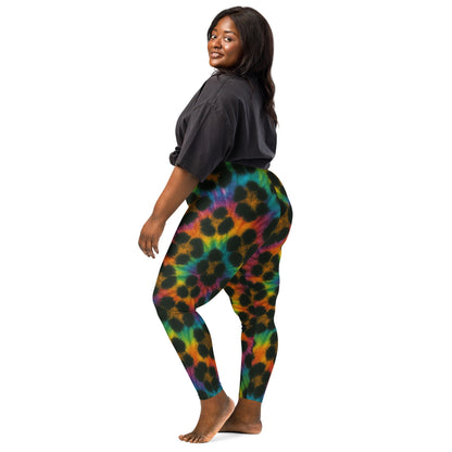 Cheetah Tid-dye Leggings