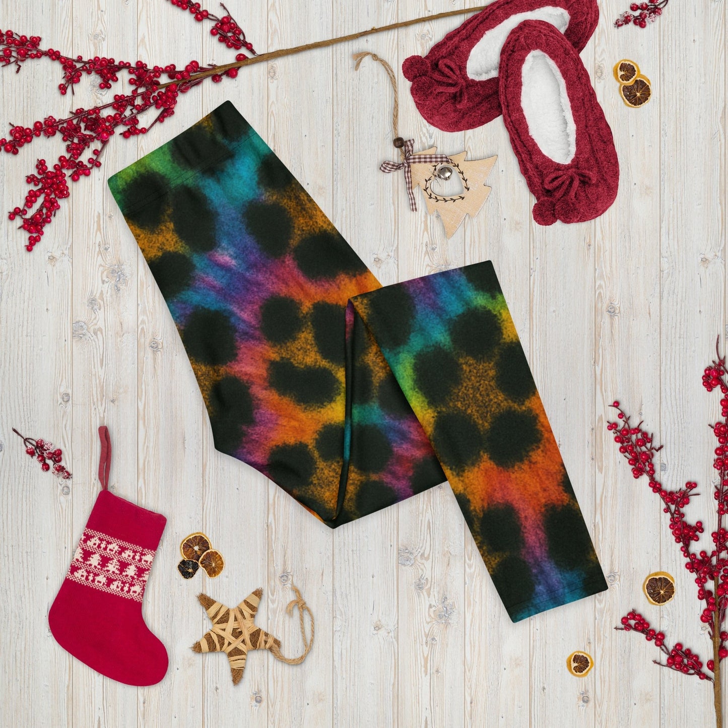 Cheetah Tid-dye Leggings