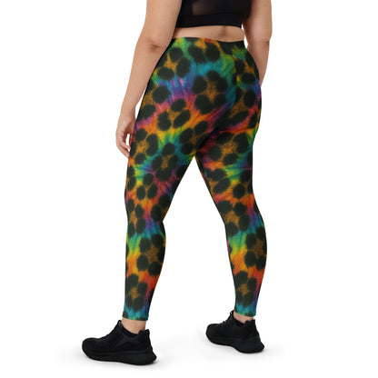 Cheetah Tid-dye Leggings