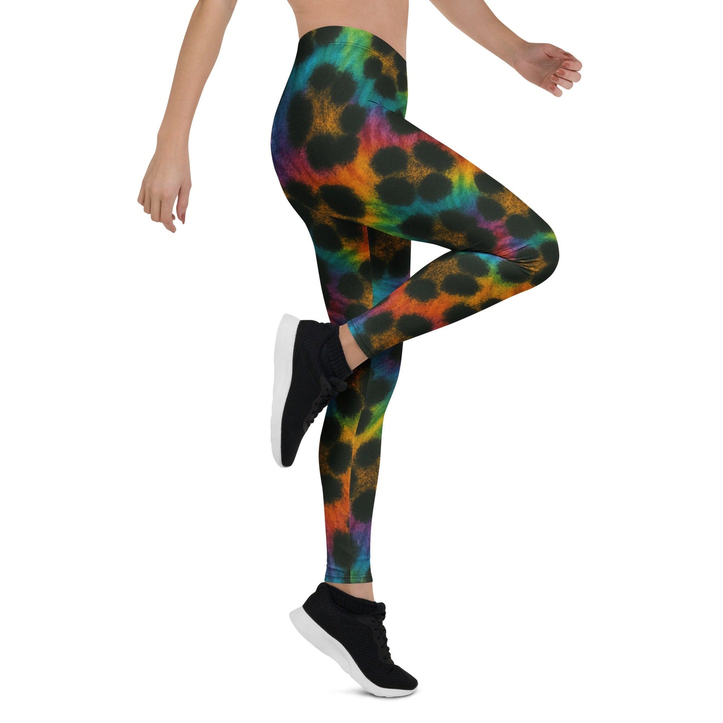 Cheetah Tid-dye Leggings