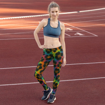 Cheetah Tid-dye Leggings