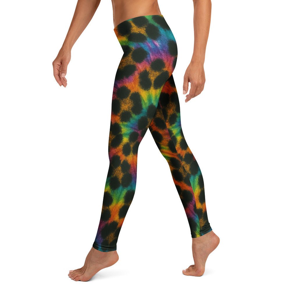 Cheetah Tid-dye Leggings