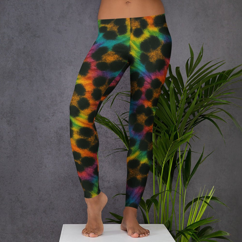 Cheetah Tid-dye Leggings