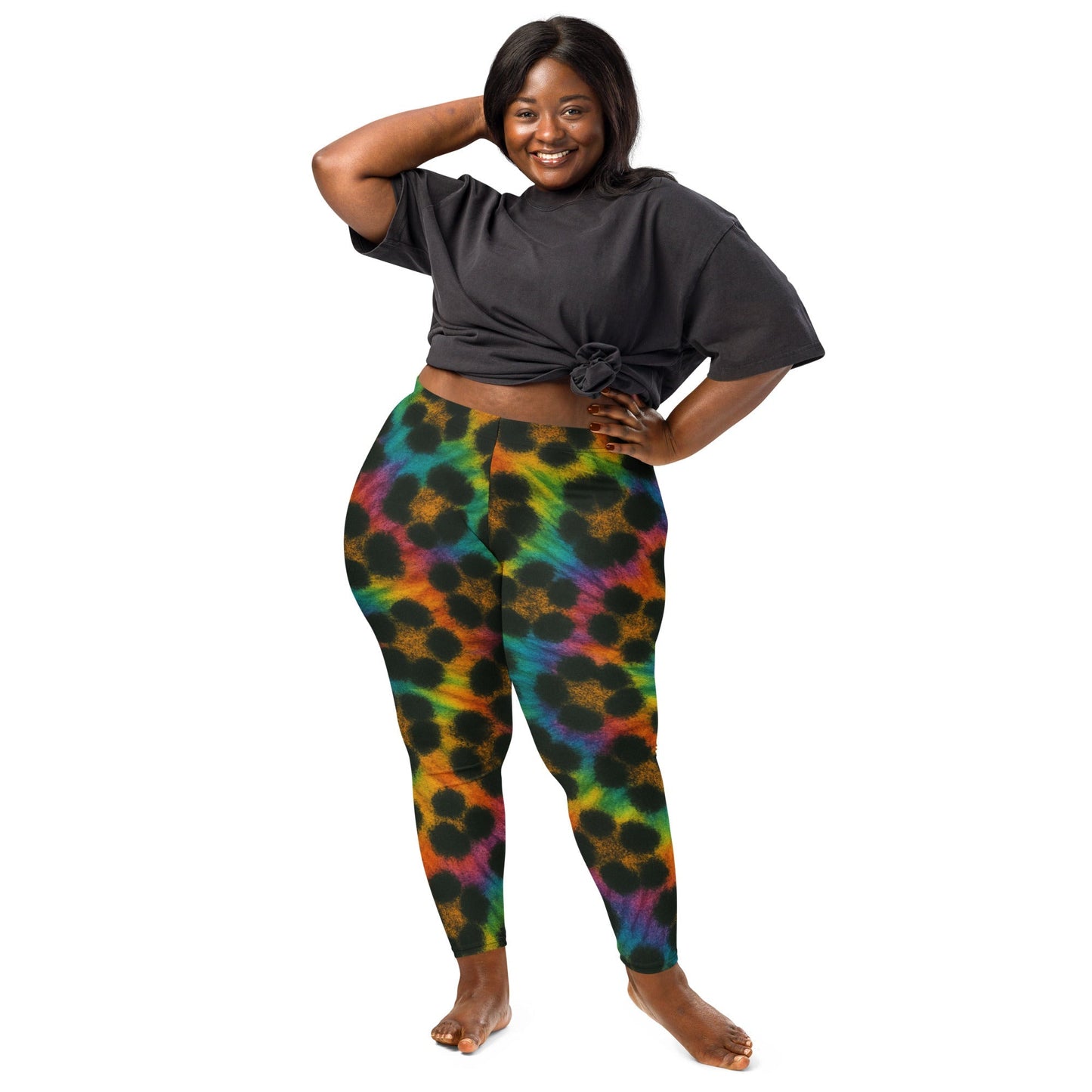 Cheetah Tid-dye Leggings