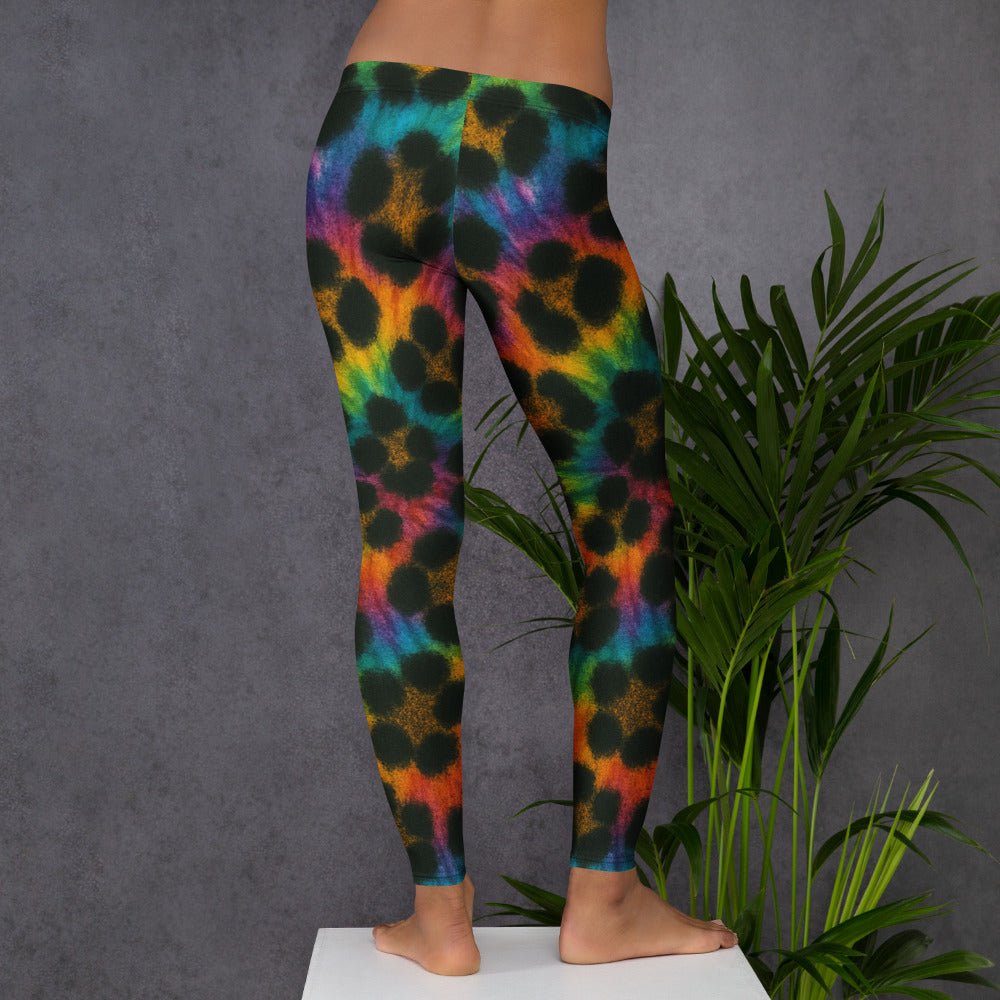 Cheetah Tid-dye Leggings