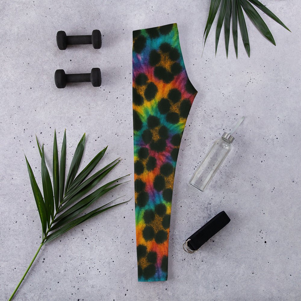 Cheetah Tid-dye Leggings