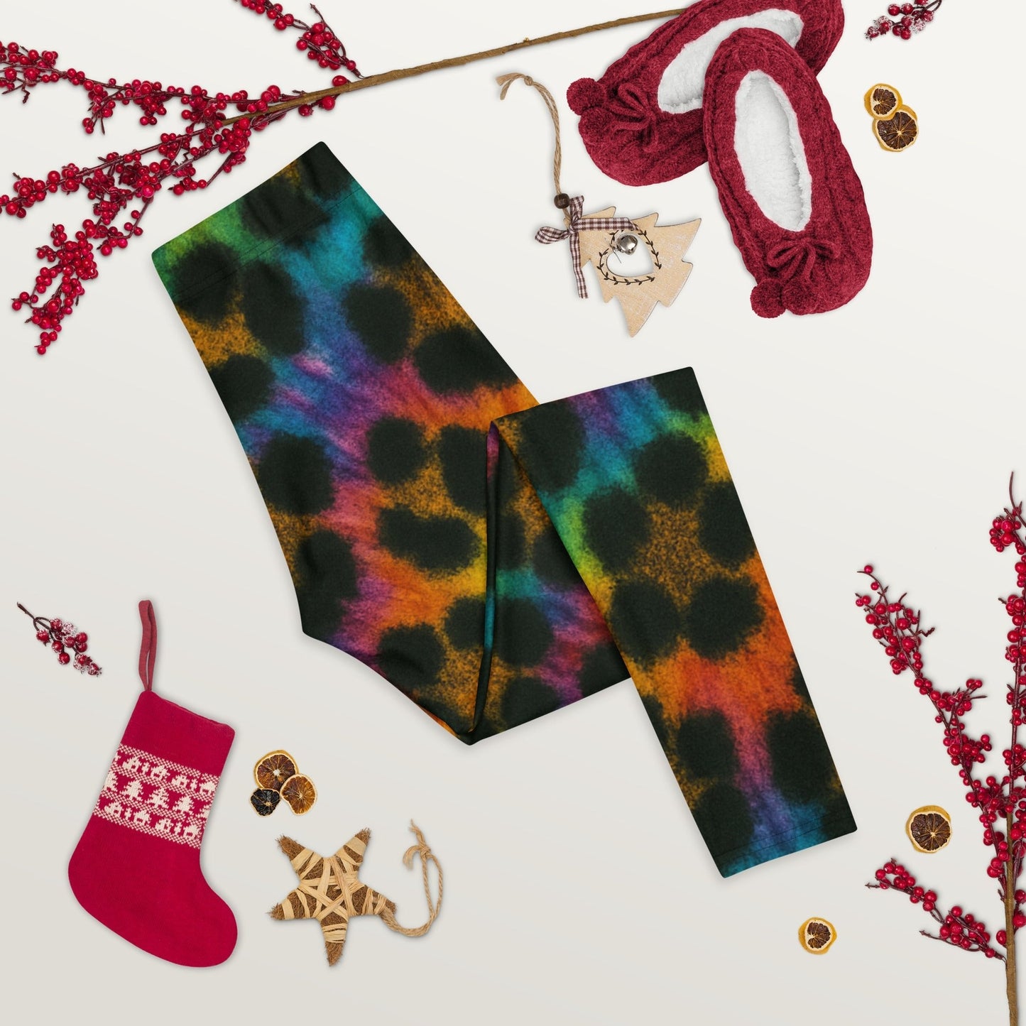 Cheetah Tid-dye Leggings