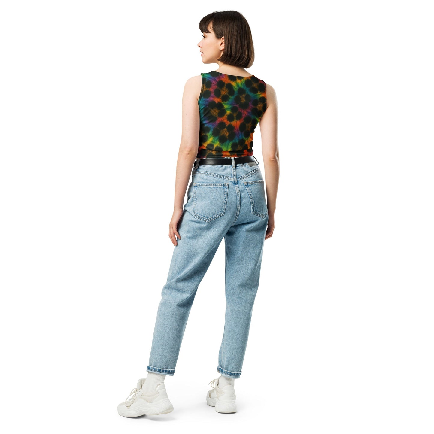 Cheetah Tie-Dye Crop Top