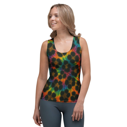 Cheetah Tie-Dye Tank Top