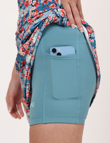 Half Zip Dress | Cherry Blossoms