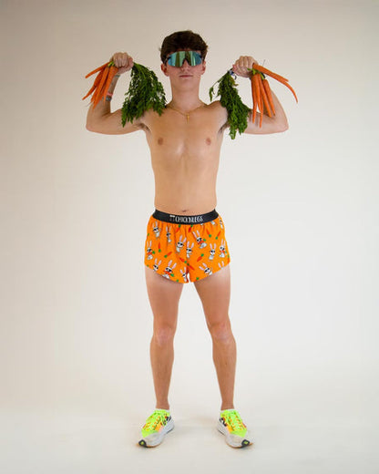 Men's Bad Bunny 2" Half Split Shorts (XS, S, M, L, XL)
