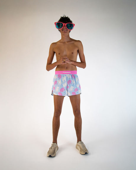 Men's Animal Cookies 4" Half Split Shorts XS, S, M, L, XL