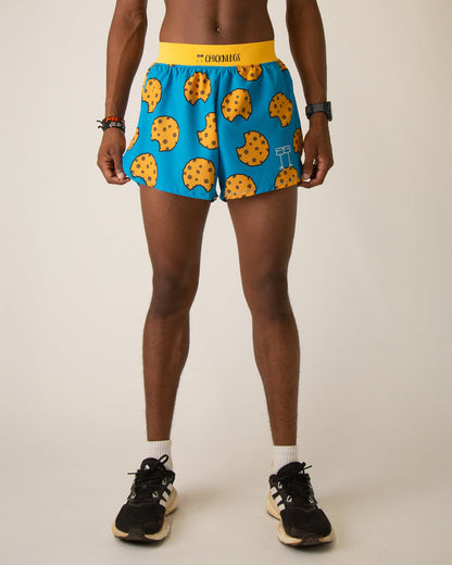 Men's Chocolate Chip Cookies 4" Half Split Shorts XS