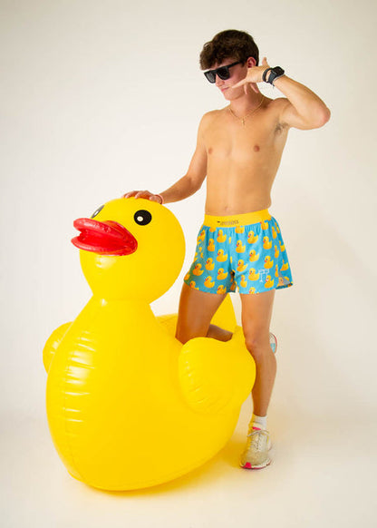 Men's Rubber Ducky 4" Half Split Shorts