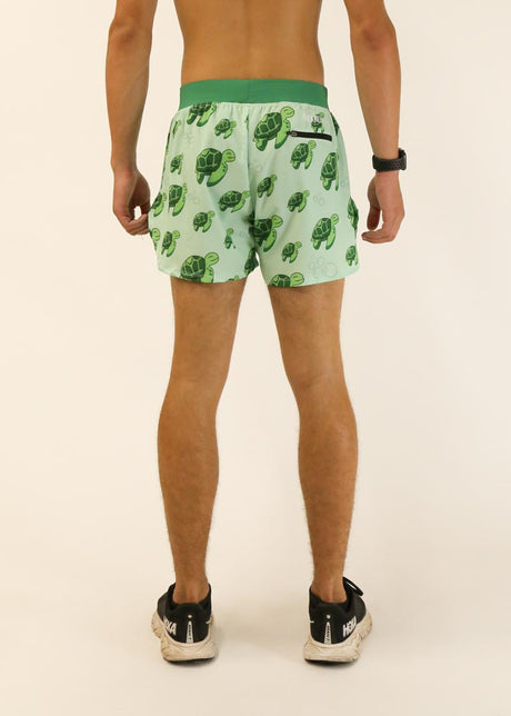 Men's Sea Turtles 4" Half Split Shorts