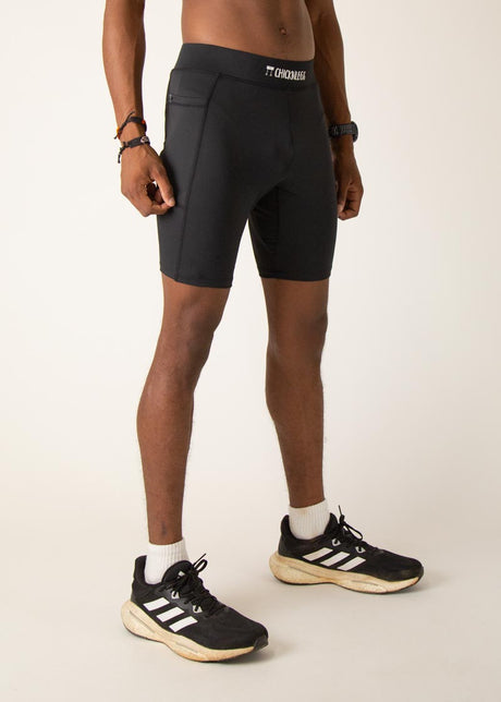Men's Black 8" Half Tights XS S M L XL