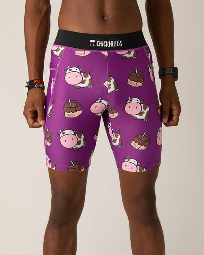 Men's Choccy Cows 8" Half Tights XS S M L XL