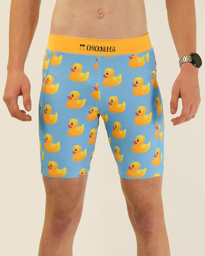 Men's Rubber Ducky 8" Half Tights XS S M L XL