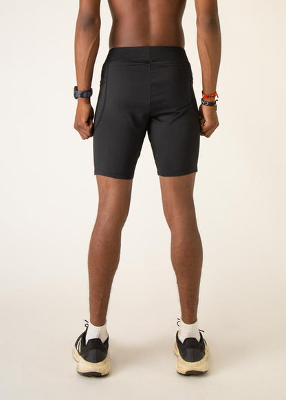 Men's Black 8" Half Tights XS S M L XL