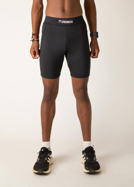 Men's Black 8" Half Tights XS S M L XL