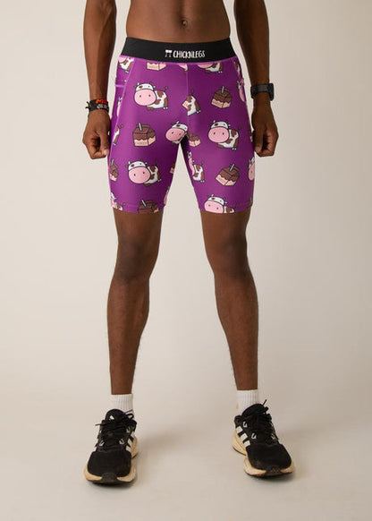 Men's Choccy Cows 8" Half Tights XS S M L XL