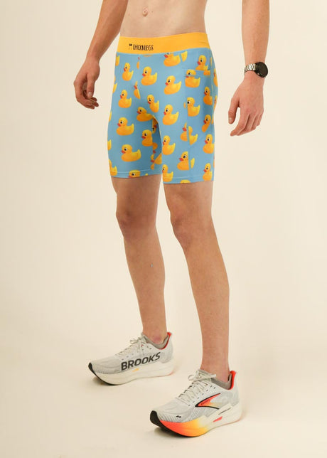 Men's Rubber Ducky 8" Half Tights XS S M L XL