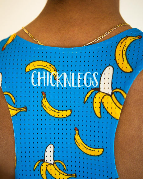 Men's Blue Bananas Performance Singlet (XS, S, M, L, XL)