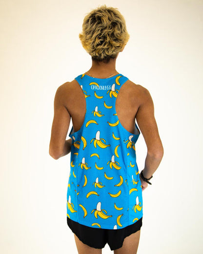Men's Blue Bananas Performance Singlet (XS, S, M, L, XL)