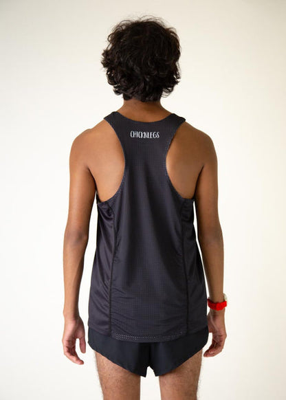 Men's Black Performance Singlet (XS, S, M, L, XL)