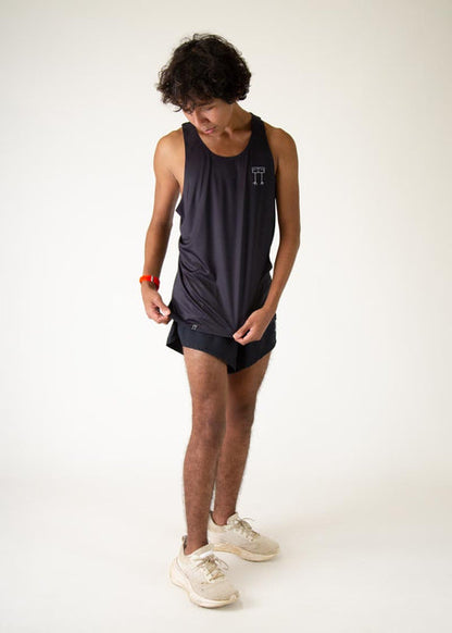 Men's Black Performance Singlet (XS, S, M, L, XL)