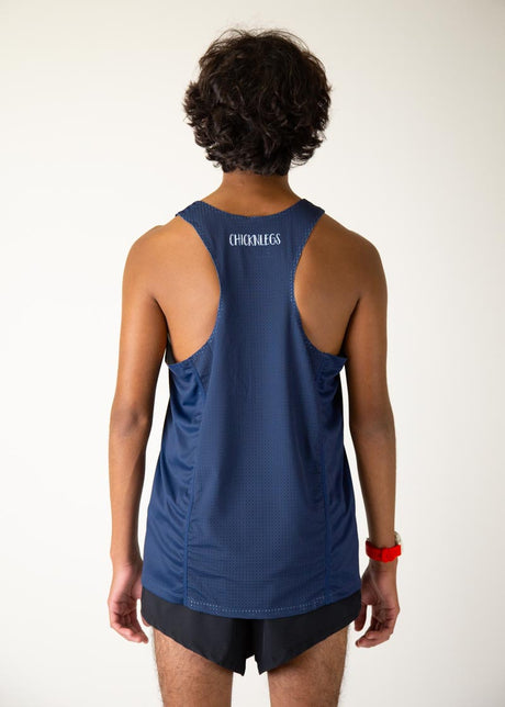 Men's Navy Blue Performance Singlet (XS, S, M, L, XL)