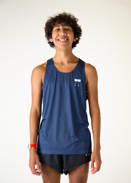Men's Navy Blue Performance Singlet (XS, S, M, L, XL)
