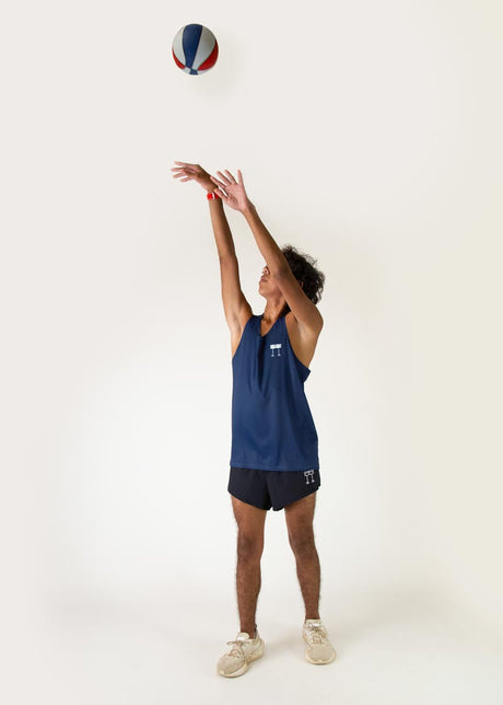 Men's Navy Blue Performance Singlet (XS, S, M, L, XL)
