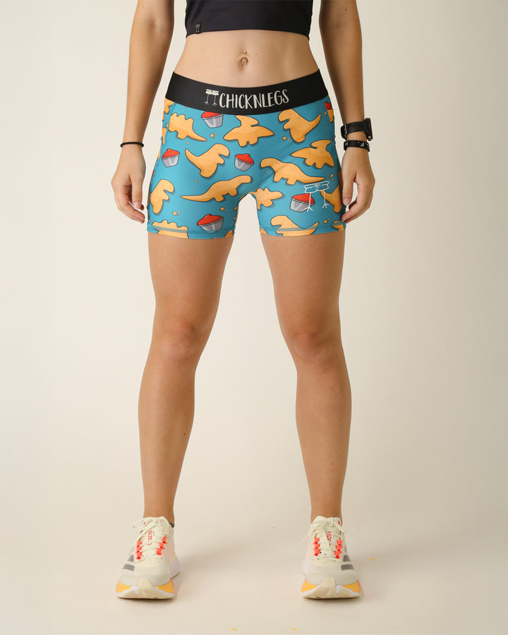 Women's Nuggets 3" 2-Pocket Compression Shorts XS S M L XL
