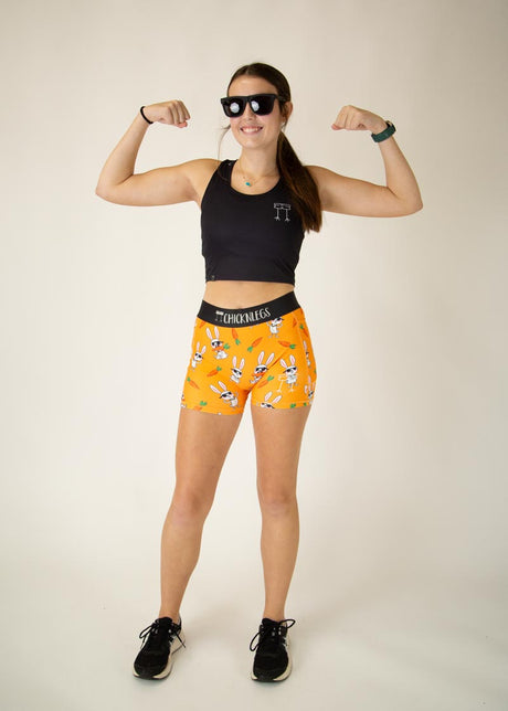 Women's Bad Bunny 3" 2-Pocket Compression Shorts XS S M L XL