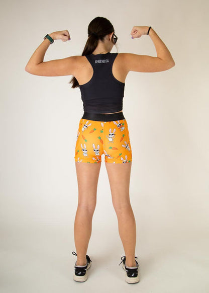 Women's Bad Bunny 3" 2-Pocket Compression Shorts XS S M L XL