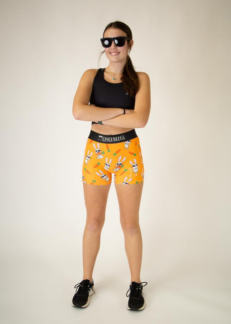 Women's Bad Bunny 3" 2-Pocket Compression Shorts XS S M L XL